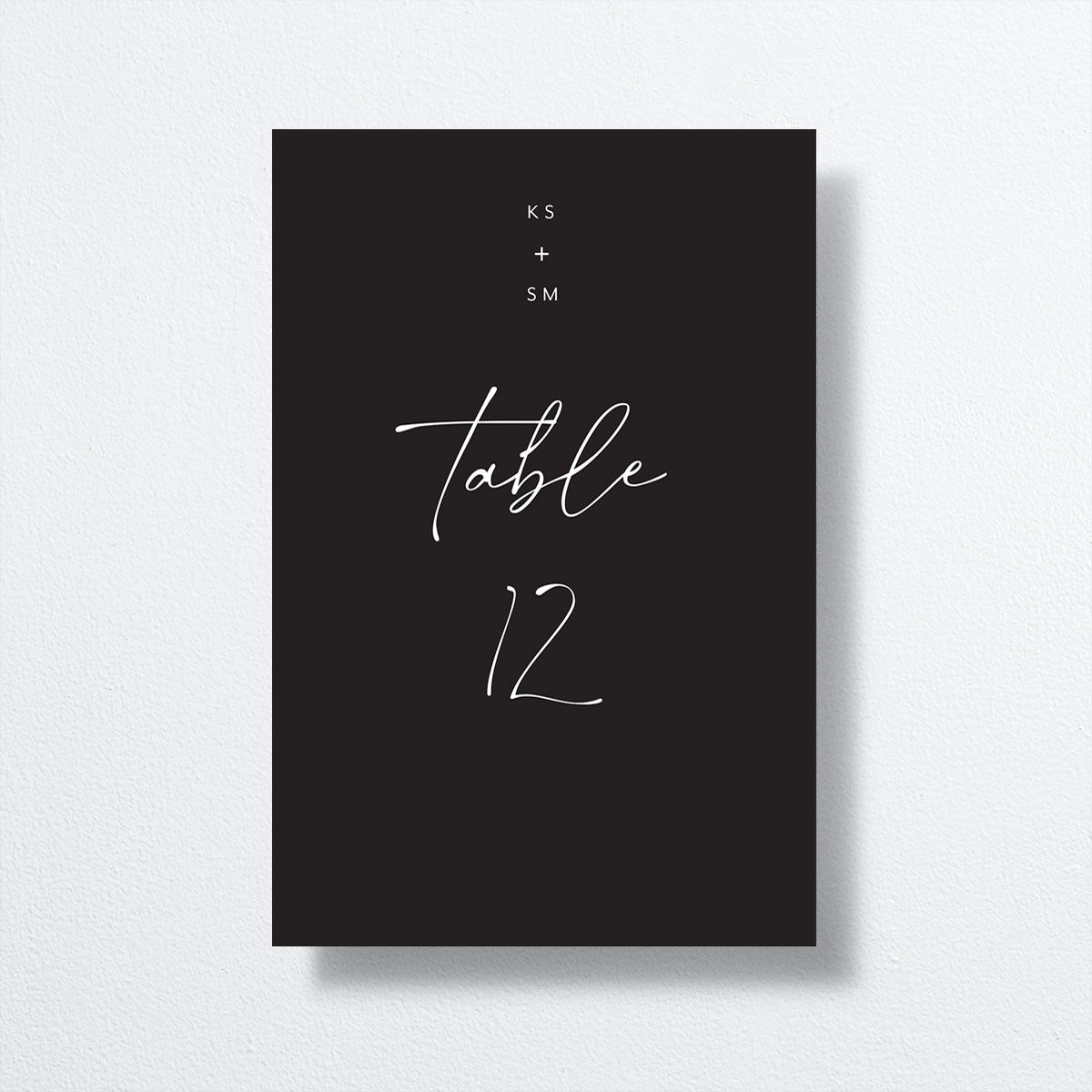 Forever Table Numbers by Vera Wang back
