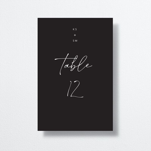 Forever Table Numbers by Vera Wang Licorice Signature