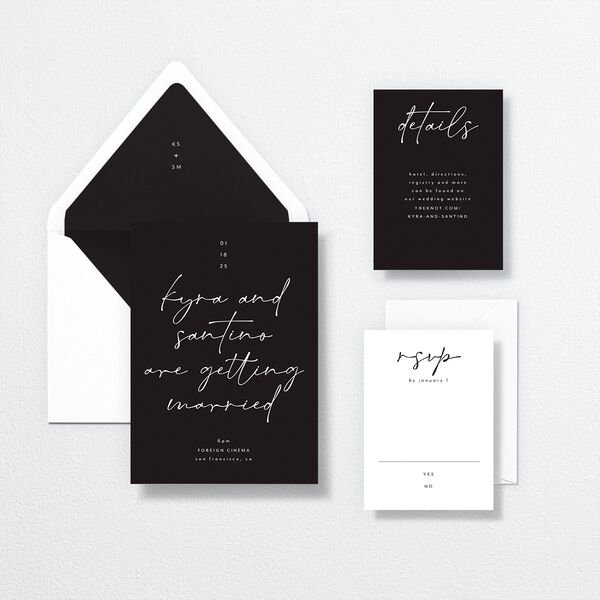Forever Wedding Invitations by Vera Wang suite