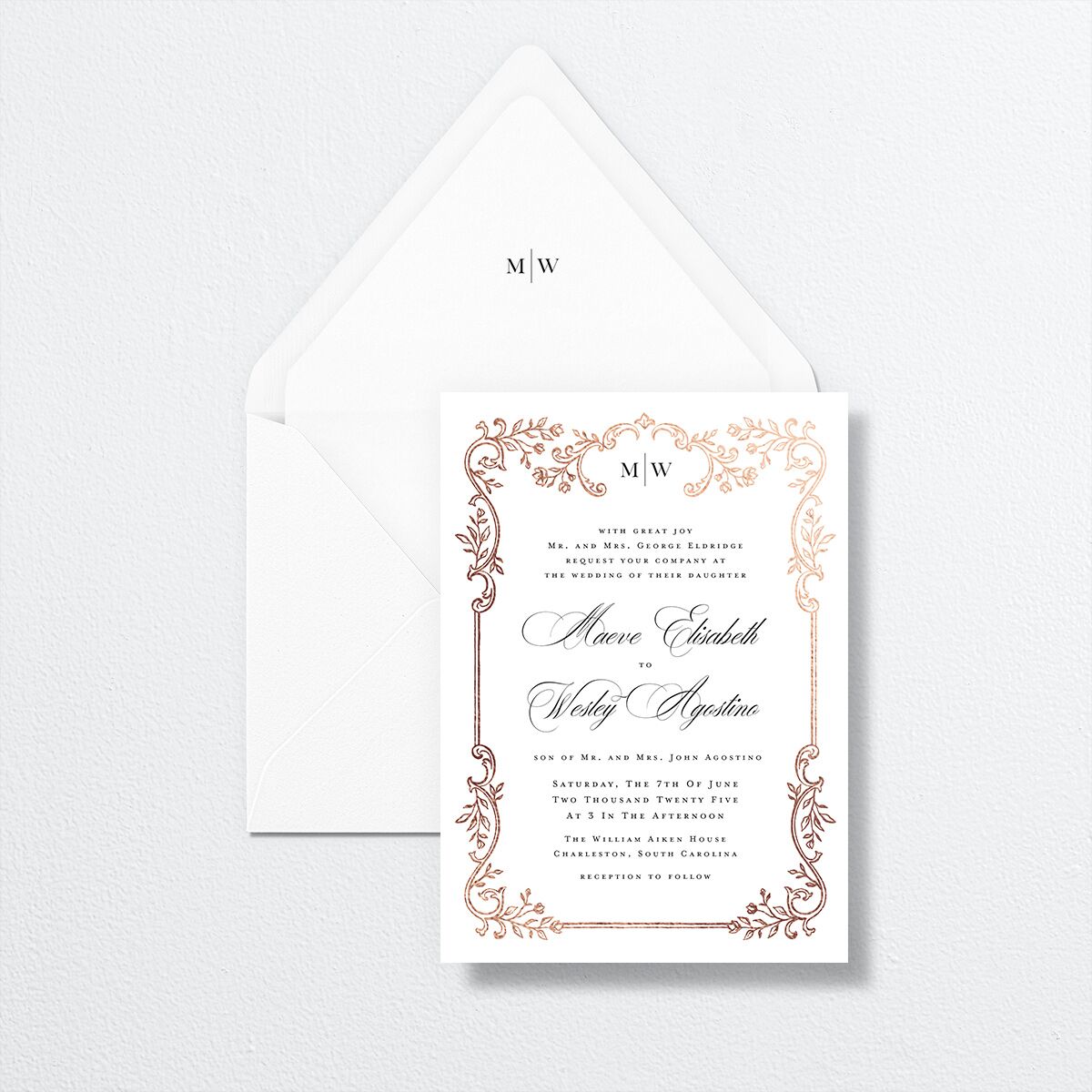 Opulences Luxe Envelope Liners by Vera Wang envelope-and-liner