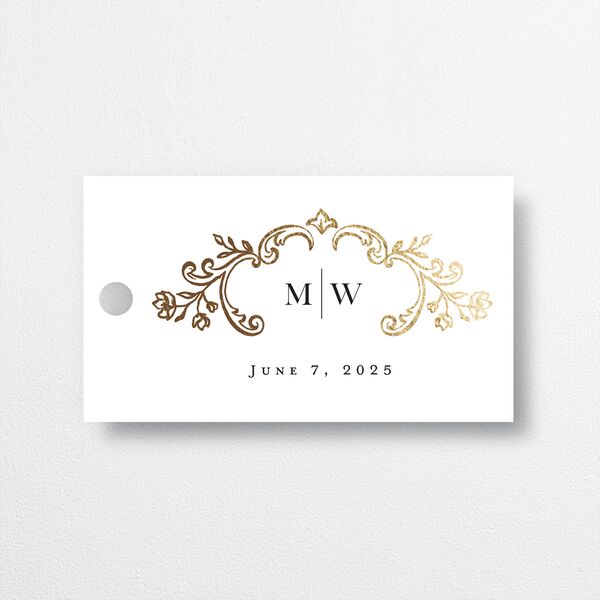 Opulences Favor Gift Tags by Vera Wang back