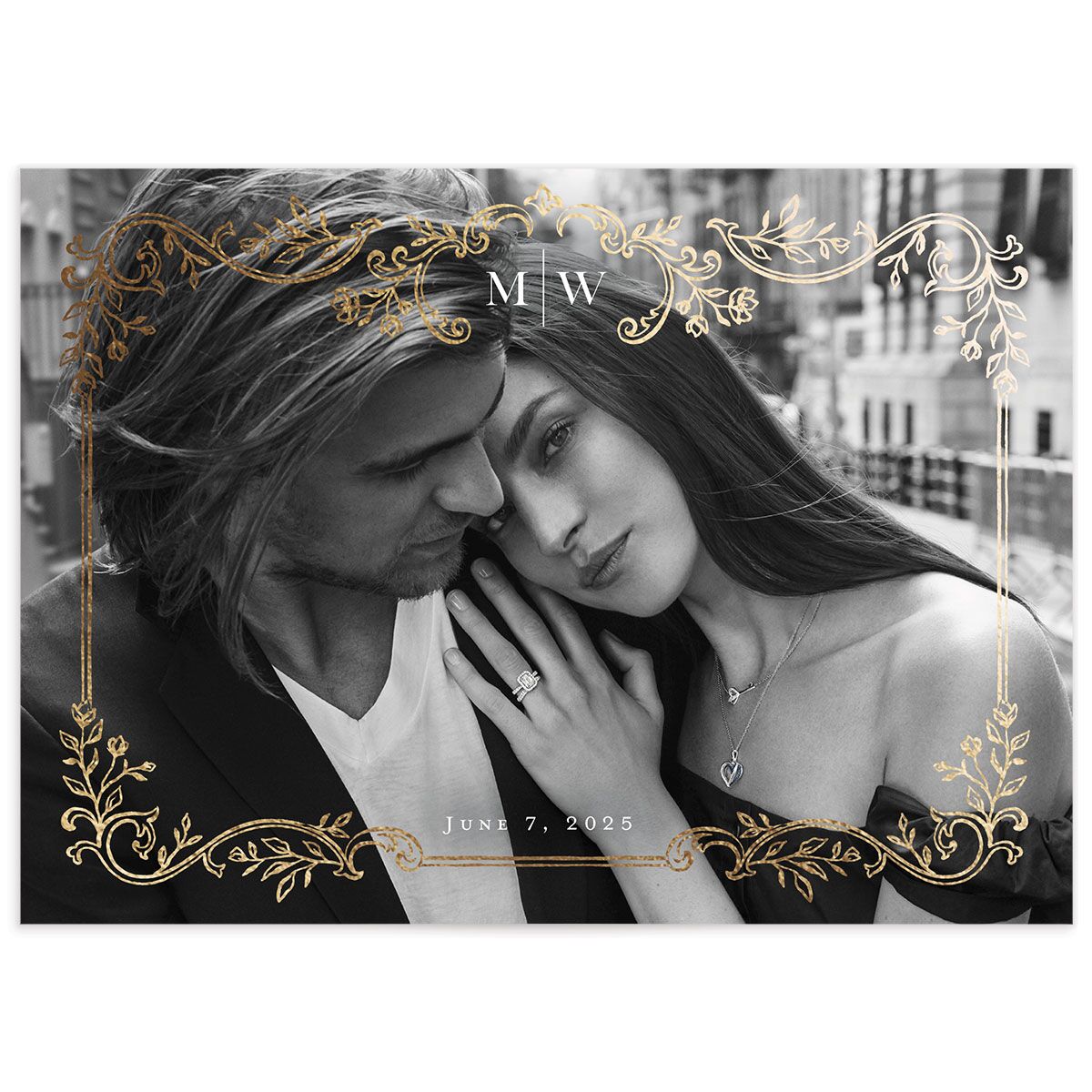 Opulences Save The Date Cards by Vera Wang