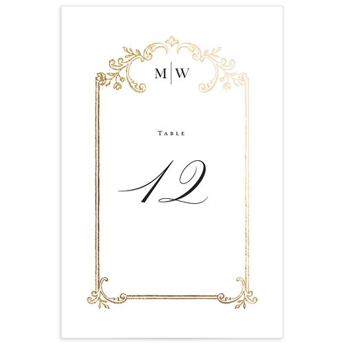 Opulences Table Numbers by Vera Wang - White