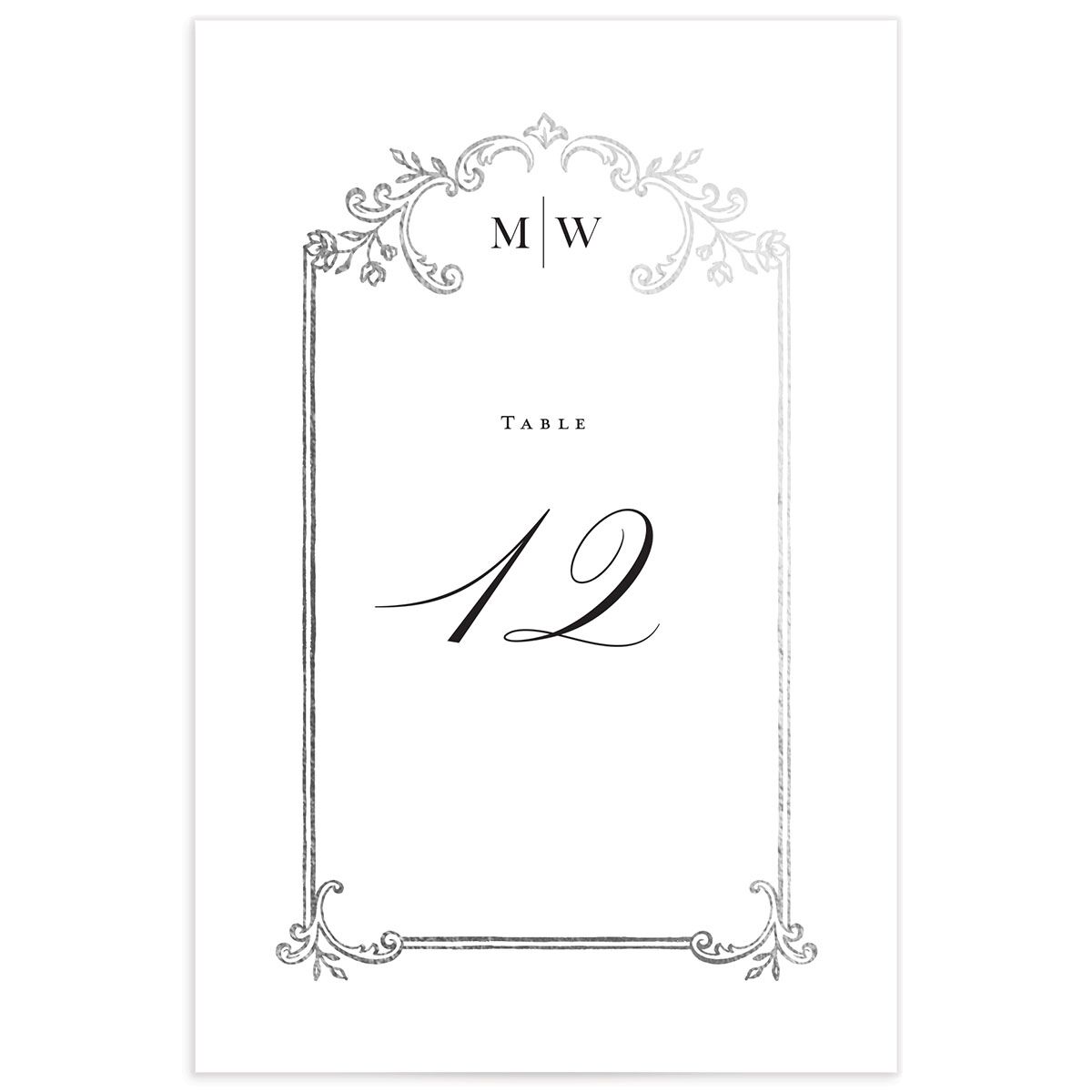 Opulences Table Numbers by Vera Wang