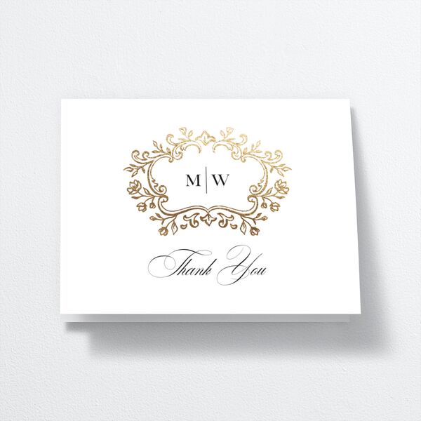 Opulences Thank You Cards by Vera Wang front