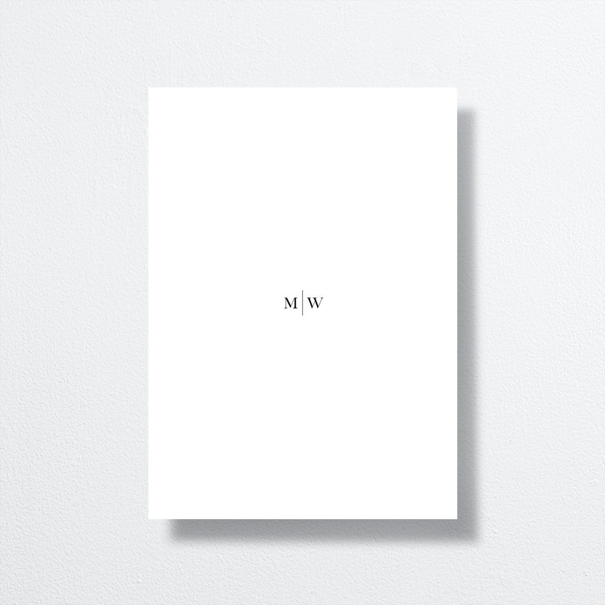 Opulences Wedding Invitations by Vera Wang back in white