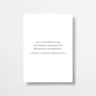 Delicacy Wedding Enclosure Cards by Vera Wang Gold Pure White Signature
