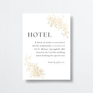 Delicacy Wedding Enclosure Cards by Vera Wang Gold Pure White Signature