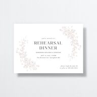 Delicacy Rehearsal Dinner Invitations by Vera Wang Pure White Signature