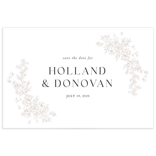 Delicacy Save The Date Postcards  by Vera Wang - 