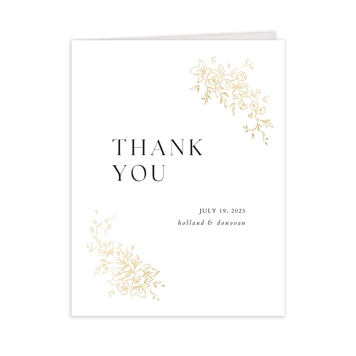 Delicacy Thank You Cards by Vera Wang