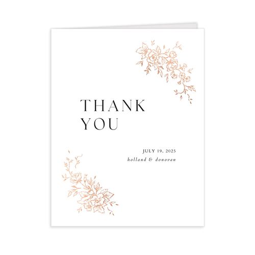 Delicacy Thank You Cards by Vera Wang - 