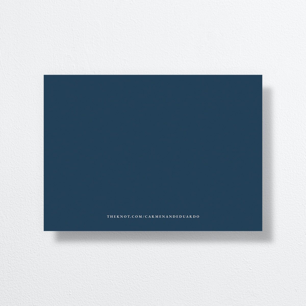 Bolero Save The Date Cards by Vera Wang back in blue