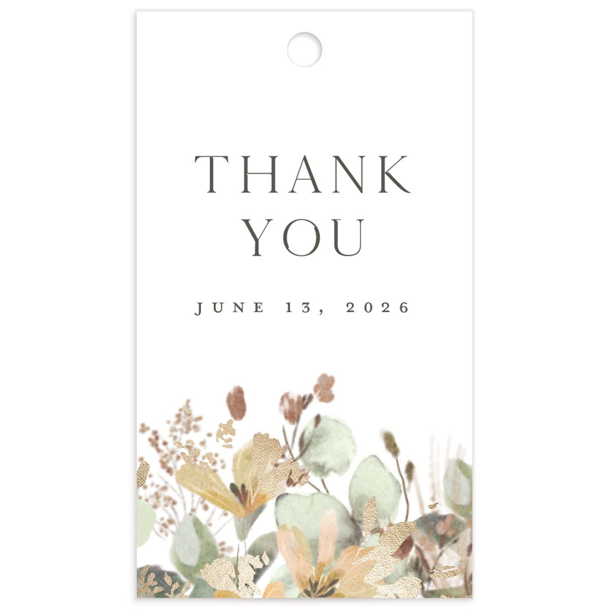 Eucalyptus Edges Favor Gift Tags