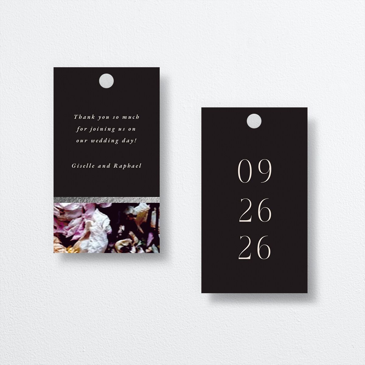 Magic Garden Favor Gift Tags by Vera Wang front