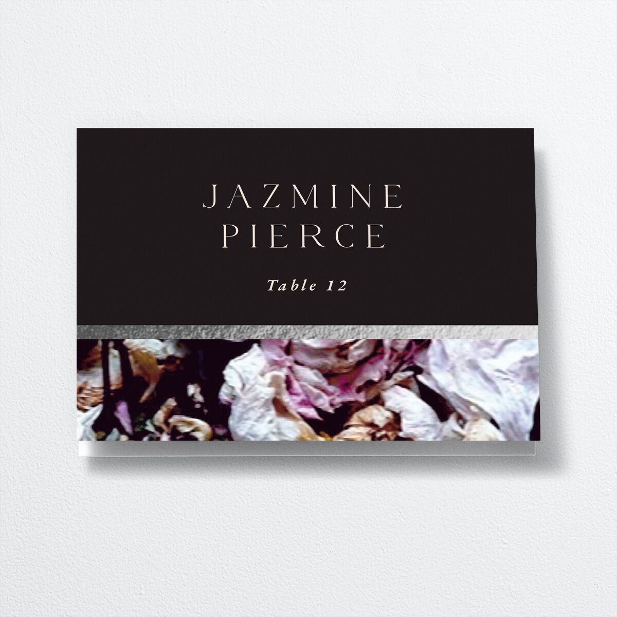 Magic Garden Place Cards by Vera Wang front in purple