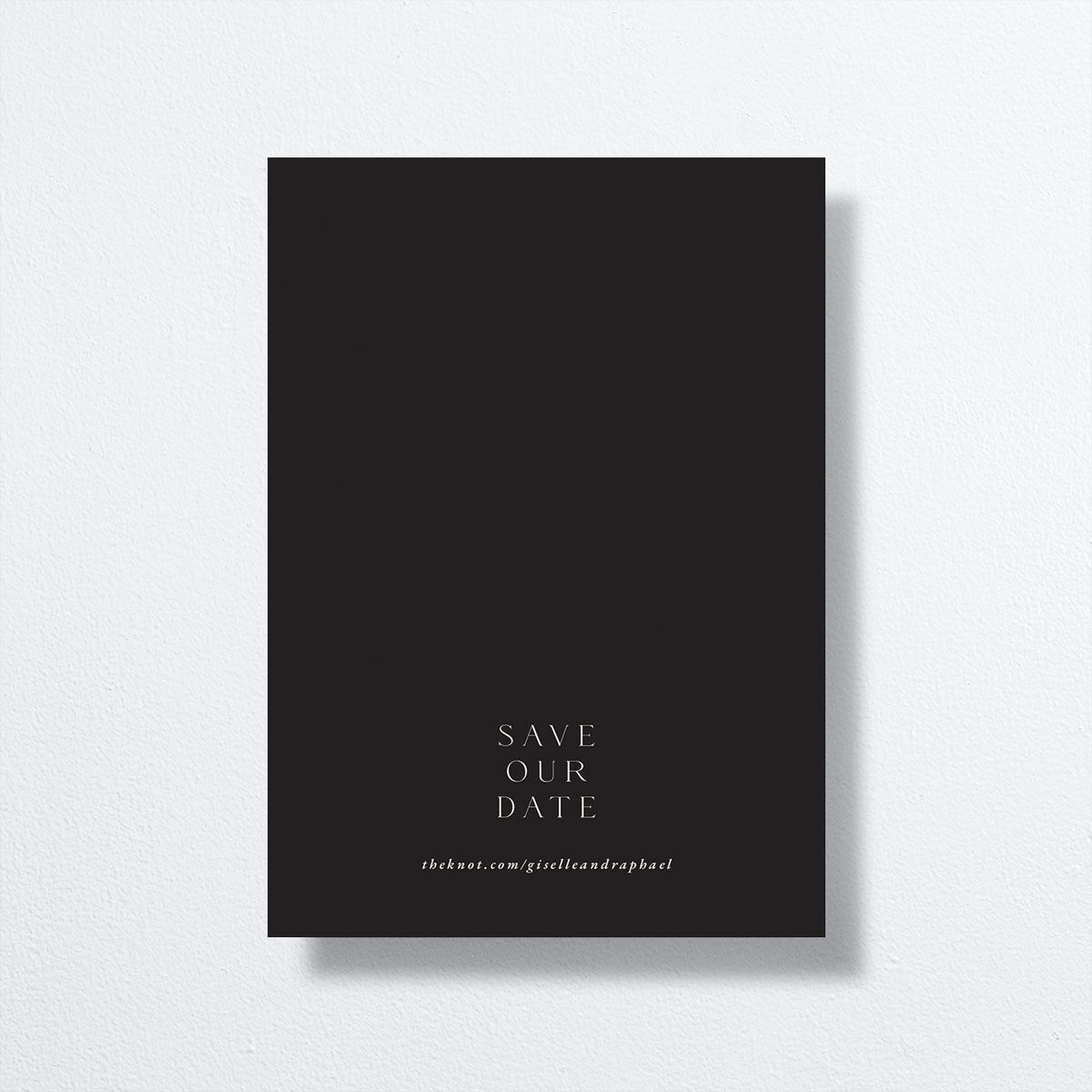 Magic Garden Save The Date Cards by Vera Wang back