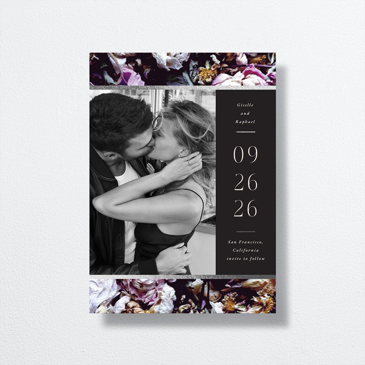 Magic Garden Save The Date Cards by Vera Wang front