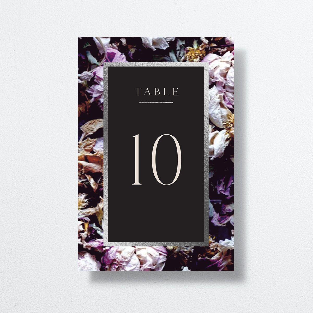 Magic Garden Table Numbers by Vera Wang Silver Plum Signature