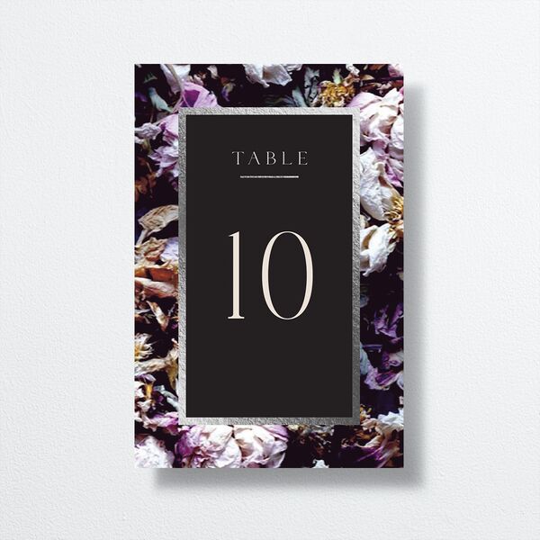 Magic Garden Table Numbers by Vera Wang Silver Plum Signature