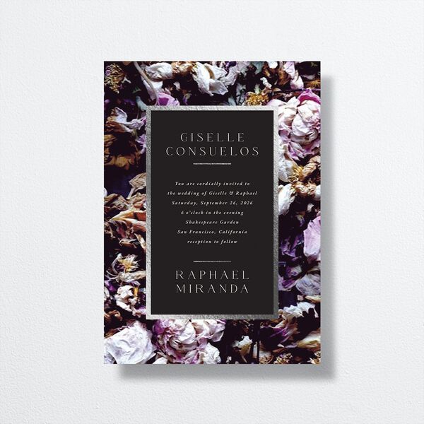 Magic Garden Wedding Invitations by Vera Wang front