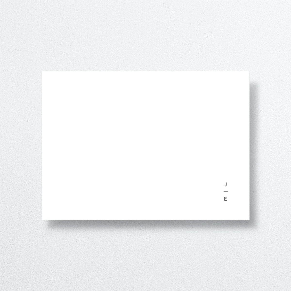 Modern Minimalist Wedding Response Cards by Vera Wang back in white