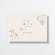 Vintage Bridal Shower Invitations by Vera Wang Thyme Signature