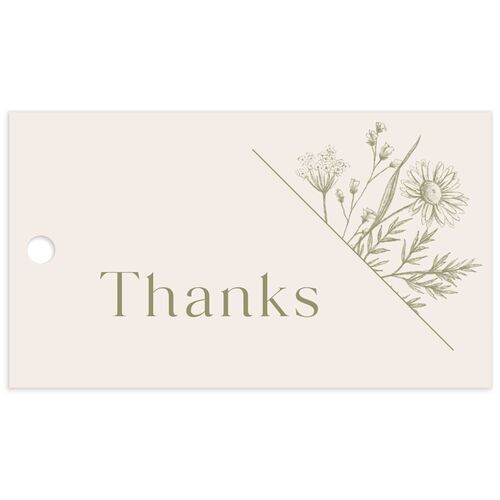 Vintage Favor Gift Tags by Vera Wang - Green