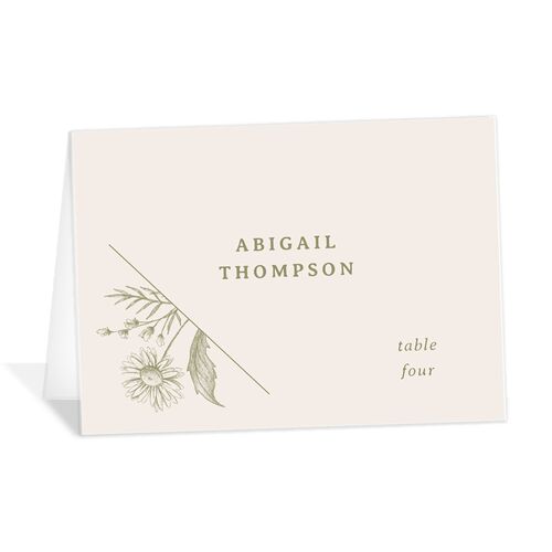  Vintage Place Cards by Vera Wang - Green