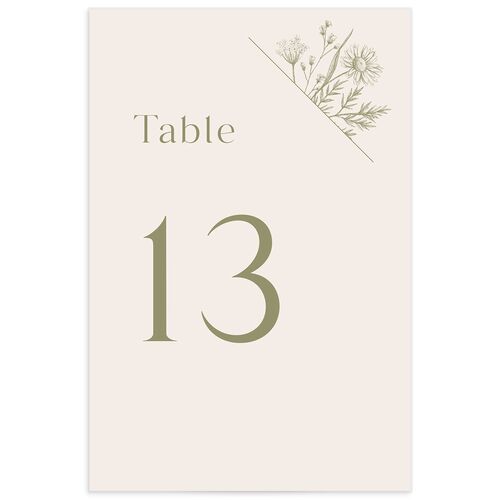 Vintage Table Numbers by Vera Wang