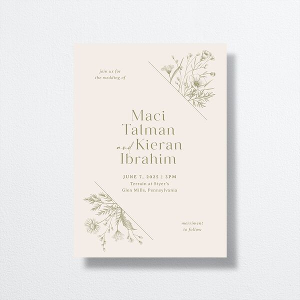 Vintage Wedding Invitations by Vera Wang Thyme Signature No