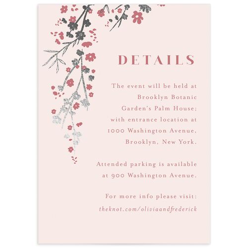 Cherry Blossoms Wedding Enclosure Cards