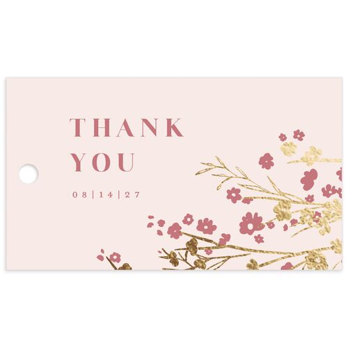 Cherry Blossoms Favor Gift Tags - 