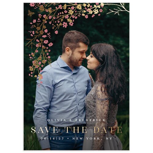 Cherry Blossoms Save The Date Cards