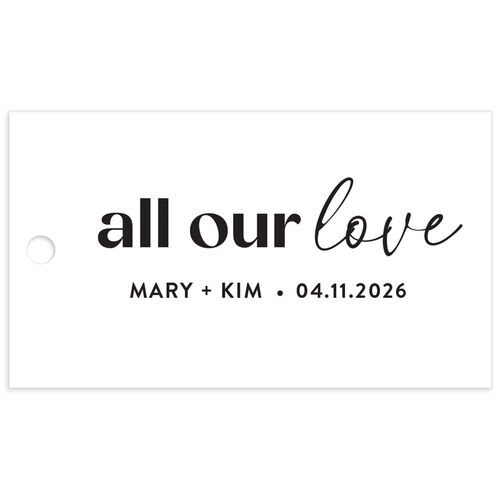 Worth the Wait Favor Gift Tags - 