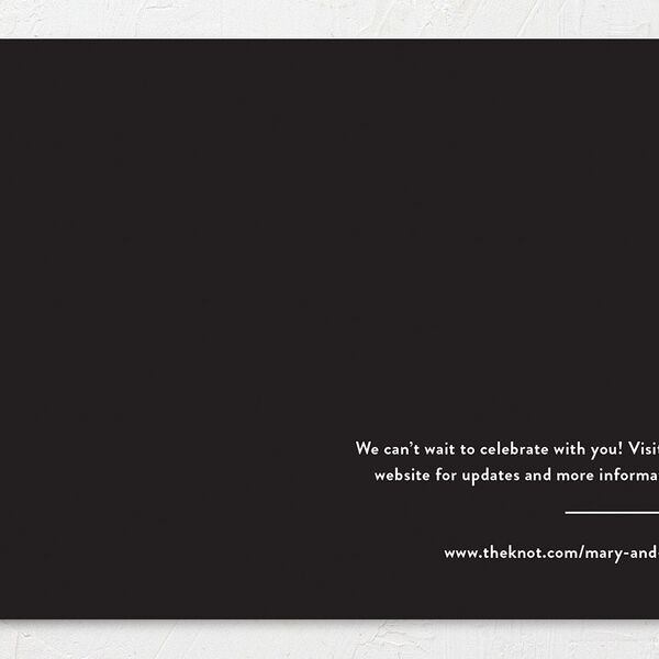 Worth the Wait Save The Date Cards Pure White Signature No