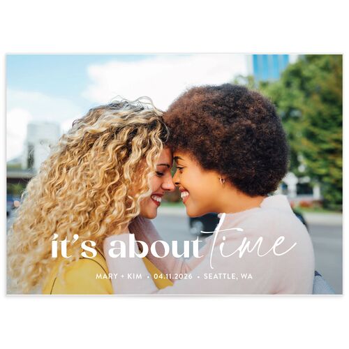 Worth the Wait Save The Date Cards - 