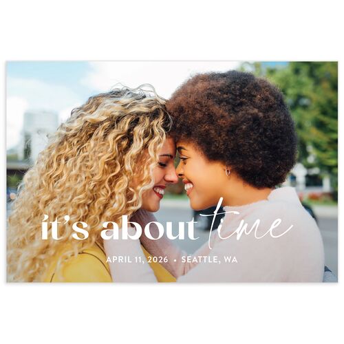 Worth the Wait Save The Date Postcards - 