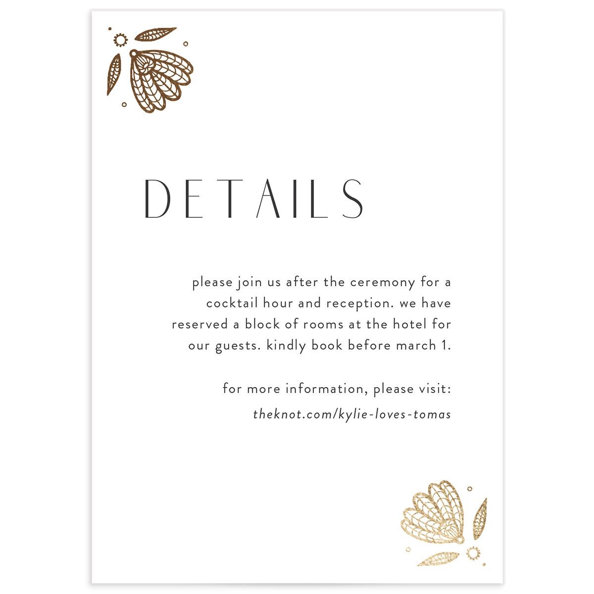 Santa Fe Wedding Enclosure Cards