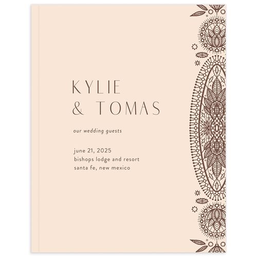 Santa Fe Wedding Guest Book Linen