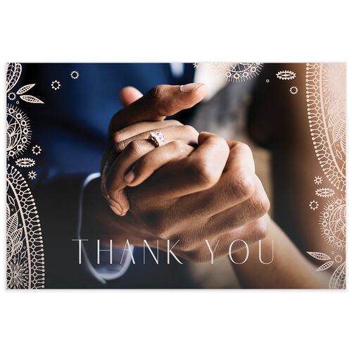 Santa Fe Thank You Postcards Espresso