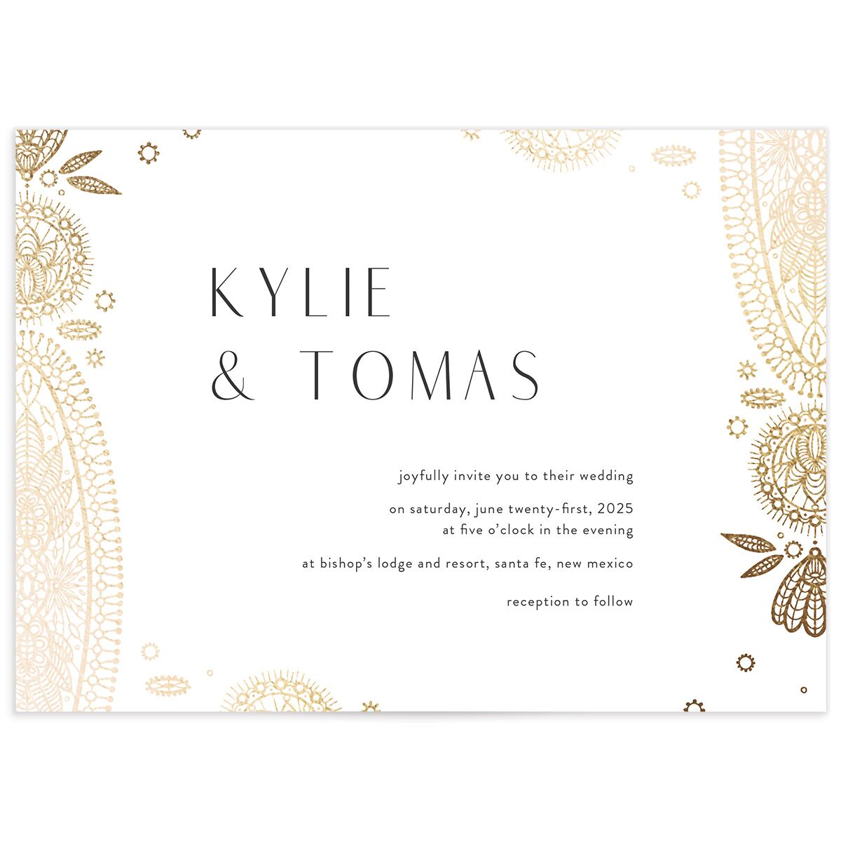 Santa Fe Wedding Invitations