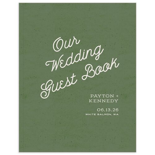 Happy Campers Wedding Guest Book - 