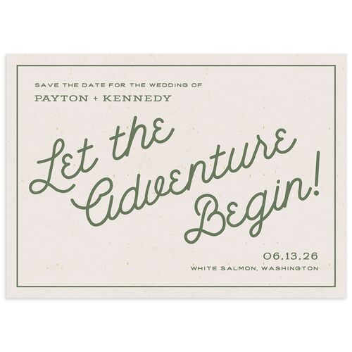 Happy Campers Save The Date Cards - 