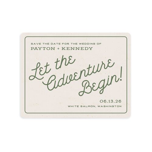 Happy Campers Save The Date Magnets