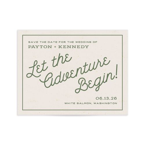 Happy Campers Save the Date Petite Cards - 