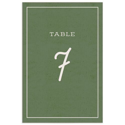 Happy Campers Table Numbers - 