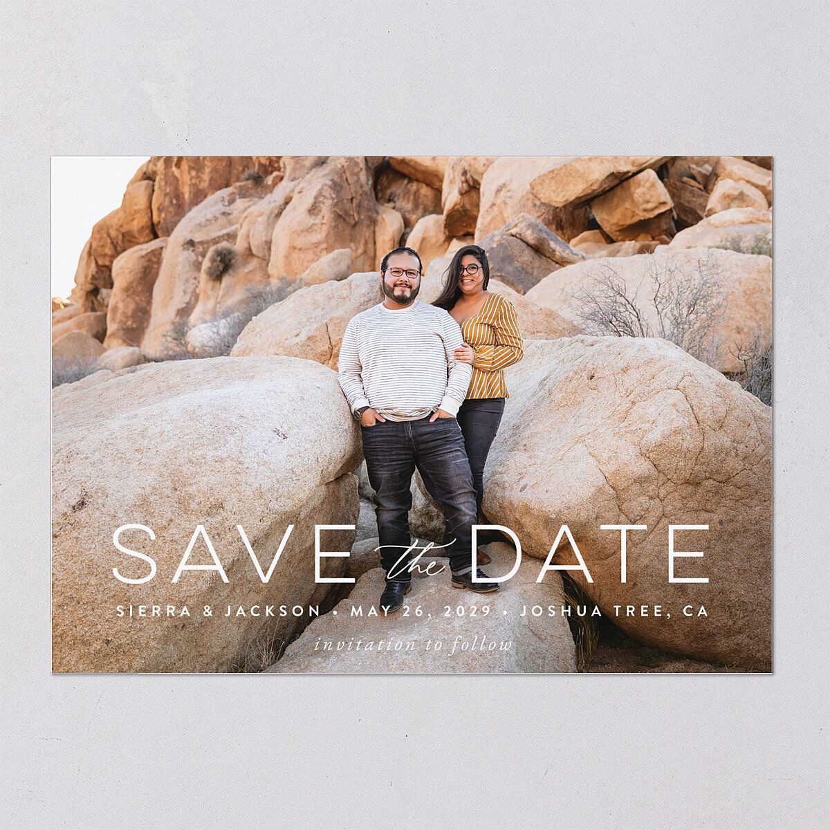 Painted Desert Save The Date Cards — view 6