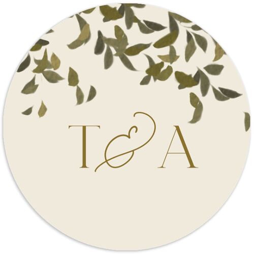 Graceful Chuppah Wedding Stickers Driftwood Circle