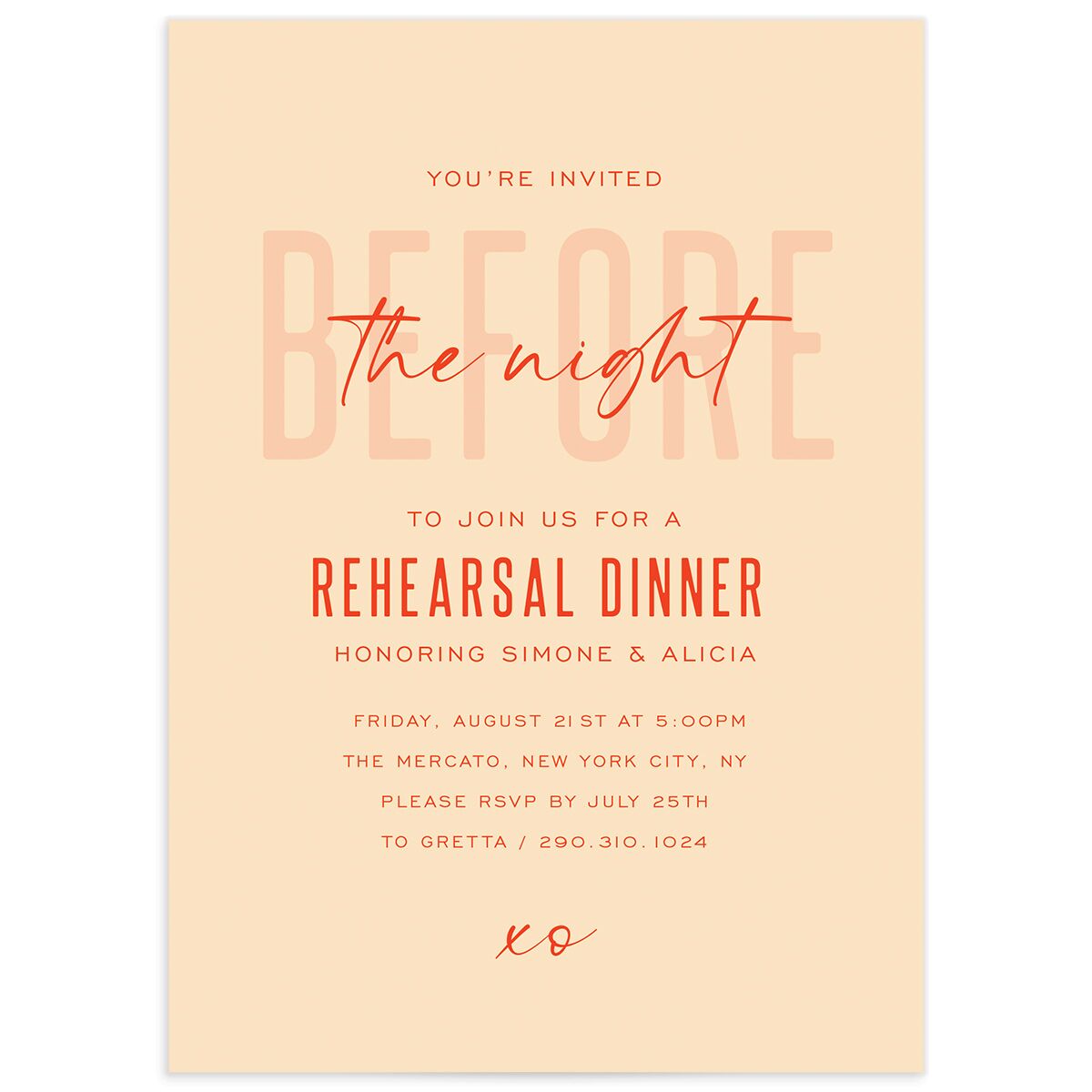 Officially Official Rehearsal Dinner Invitations